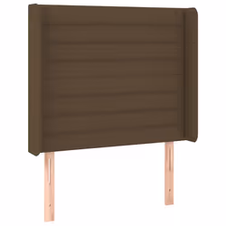 VidaXL 3119713, Marrone scuro, Poliestere, Legno, 1030 mm, 118 cm, 128 cm, 160 mm