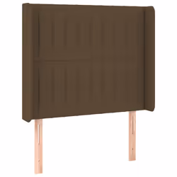 VidaXL 3119795, Marrone scuro, Poliestere, Legno, 830 mm, 118 cm, 128 cm, 160 mm