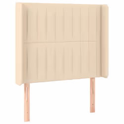 VidaXL 3119805, Crema, Poliestere, Legno, 930 mm, 118 cm, 128 cm, 160 mm