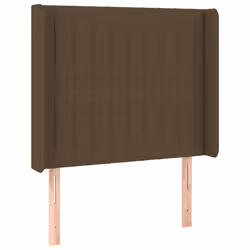 VidaXL 3119811, Marrone scuro, Poliestere, Legno, 1030 mm, 118 cm, 128 cm, 160 mm
