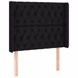 VidaXL 3119908, Nero, Poliestere, Legno, 1030 mm, 118 cm, 128 cm, 160 mm