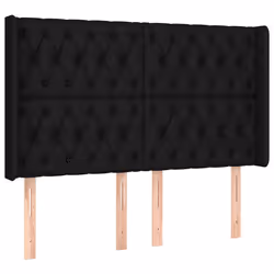VidaXL 3119916, Nero, Poliestere, Legno, 1470 mm, 118 cm, 128 cm, 160 mm