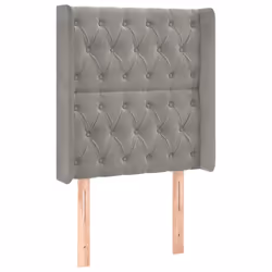 VidaXL 3119946, Grigio chiaro, Poliestere, Legno, 830 mm, 118 cm, 128 cm, 160 mm