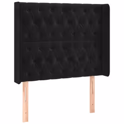 VidaXL 3119960, Nero, Poliestere, Legno, 1030 mm, 118 cm, 128 cm, 160 mm