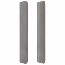 VidaXL 3119964 testiera e pedana Grigio chiaro - Vista aggiuntiva 4