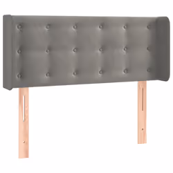 VidaXL 3120050, Grigio chiaro, Poliestere, Legno, 930 mm, 118 cm, 128 cm, 160 mm