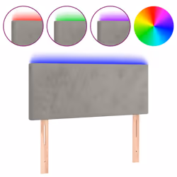 VidaXL 3121362, Grigio chiaro, Poliestere, Legno, 800 mm, 78 cm, 88 cm, 50 mm