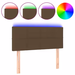 VidaXL 3121589, Marrone scuro, Poliestere, Legno, 800 mm, 78 cm, 88 cm, 50 mm