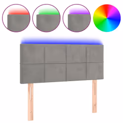 VidaXL 3121654, Grigio chiaro, Poliestere, Legno, 1000 mm, 78 cm, 88 cm, 50 mm