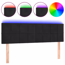 VidaXL 3121668, Nero, Poliestere, Legno, 1600 mm, 78 cm, 88 cm, 50 mm