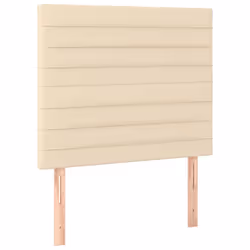 VidaXL 3121779 testiera e pedana Crema - Vista aggiuntiva 4