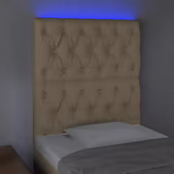 VidaXL 3121951 testiera e pedana Crema