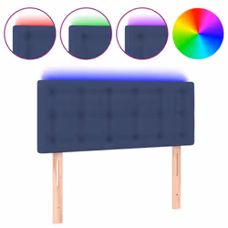 VidaXL 3122034, Blu, Poliestere, Legno, 900 mm, 78 cm, 88 cm, 50 mm