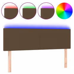 VidaXL 3122153, Marrone scuro, Poliestere, Legno, 1600 mm, 118 cm, 128 cm, 50 mm