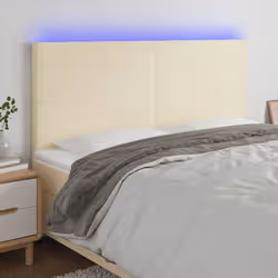VidaXL 3122254 testiera e pedana Crema - Vista aggiuntiva 2