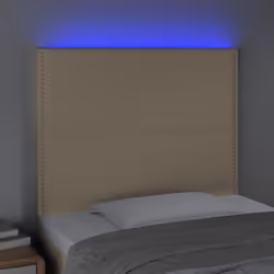 VidaXL 3122263 testiera e pedana Crema