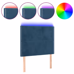VidaXL 3122330, Blu scuro, Poliestere, Legno, 1000 mm, 118 cm, 128 cm, 50 mm
