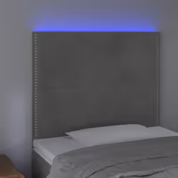 VidaXL 3122344 testiera e pedana Grigio chiaro