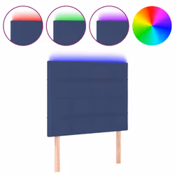 VidaXL 3122404, Blu, Poliestere, Legno, 800 mm, 118 cm, 128 cm, 50 mm