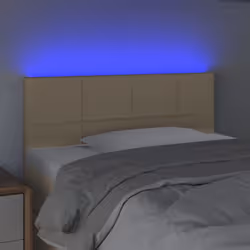 VidaXL 3122435 testiera e pedana Crema