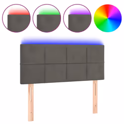 VidaXL 3122467, Grigio scuro, Poliestere, Legno, 1000 mm, 118 cm, 128 cm, 50 mm