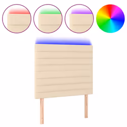 VidaXL 3122551, Crema, Poliestere, Legno, 900 mm, 118 cm, 128 cm, 50 mm