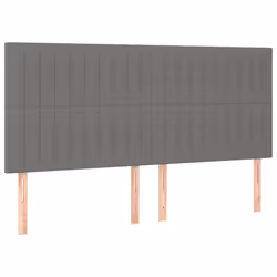 VidaXL 3122677 testiera e pedana Grigio scuro - Vista aggiuntiva 4