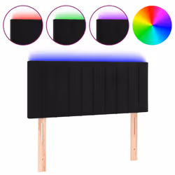 VidaXL 3122730, Nero, Poliestere, Legno, 2000 mm, 118 cm, 128 cm, 50 mm