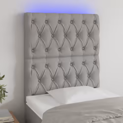 VidaXL 3122734 testiera e pedana Grigio chiaro
