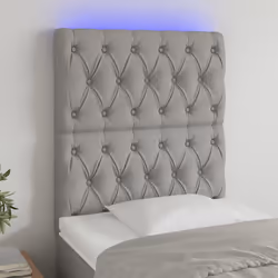 VidaXL 3122750 testiera e pedana Grigio chiaro