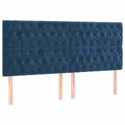 VidaXL 3122824 testiera e pedana Blu scuro - Vista aggiuntiva 4