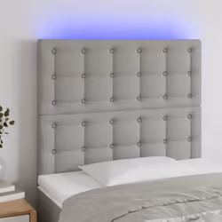 VidaXL 3122832 testiera e pedana Grigio chiaro