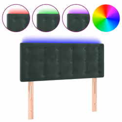 VidaXL 3122927, Verde scuro, Poliestere, Legno, 2000 mm, 118 cm, 128 cm, 50 mm