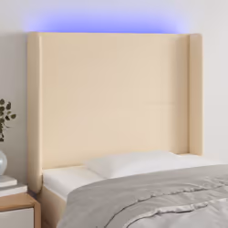 VidaXL 3122959 testiera e pedana Crema