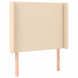 VidaXL 3122959 testiera e pedana Crema