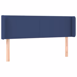 vidaXL Testiera a LED Blu 147x16x78/88 cm in Tessuto - Vista aggiuntiva 3
