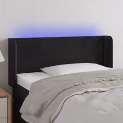 VidaXL 3123000 testiera e pedana Nero