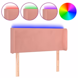 VidaXL 3123015, Rosa, Poliestere, Legno, 1630 mm, 78 cm, 88 cm, 160 mm