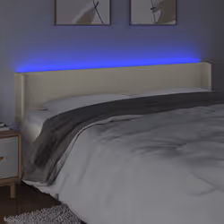 VidaXL 3123054 testiera e pedana Crema - Vista aggiuntiva 4