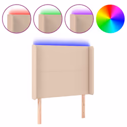 VidaXL 3123069, Cappuccino, Cotone, Poliestere, Cloruro di polivinile (PVC), 2030 mm, 78 cm, 88 cm, 160 mm