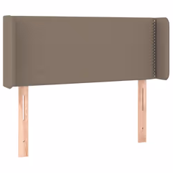 vidaXL Testiera a LED Tortora 93x16x78/88 cm in Tessuto - Vista aggiuntiva 3