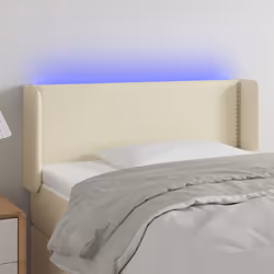 VidaXL 3123182 testiera e pedana Crema