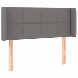 Testiera a LED Grigio Scuro 103x16x78/88 cm in Tessutocod mxl 73839 - Vista aggiuntiva 3