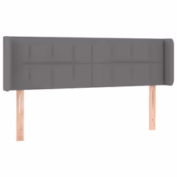 Testiera a LED Grigio Scuro 147x16x78/88 cm in Tessutocod mxl 121760 - Vista aggiuntiva 3
