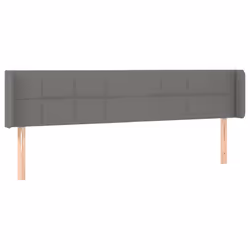 Testiera a LED Grigio Scuro 203x16x78/88 cm in Tessutocod mxl 73858 - Vista aggiuntiva 3