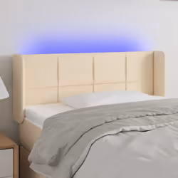 VidaXL 3123263 testiera e pedana Crema