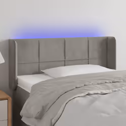 VidaXL 3123272 testiera e pedana Grigio chiaro