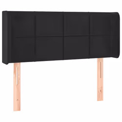 vidaXL Testiera a LED Nera 93x16x78/88 cm in Velluto - Vista aggiuntiva 3
