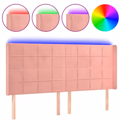 VidaXL 3123295, Rosa, Poliestere, Legno, 1630 mm, 78 cm, 88 cm, 160 mm