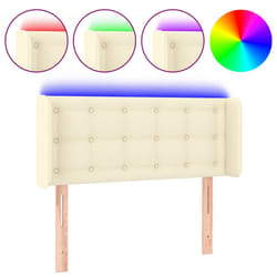 VidaXL 3123310 testiera e pedana Crema